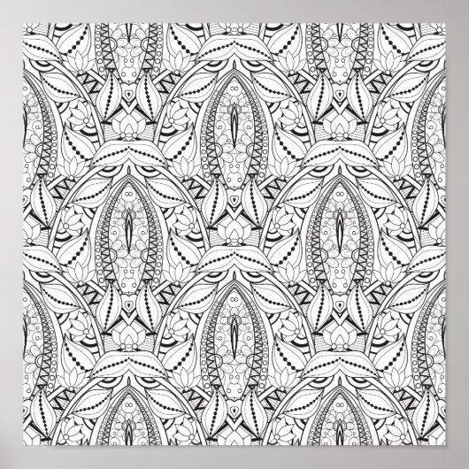 Abstracte driepartijendwars 2 poster (Voorkant)