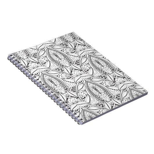 Abstracte driepartijendwars notitieboek (Rechterzijde)