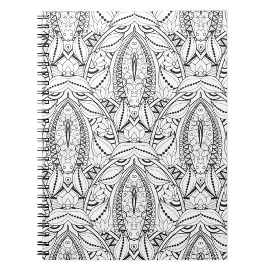 Abstracte driepartijendwars notitieboek (Voorkant)