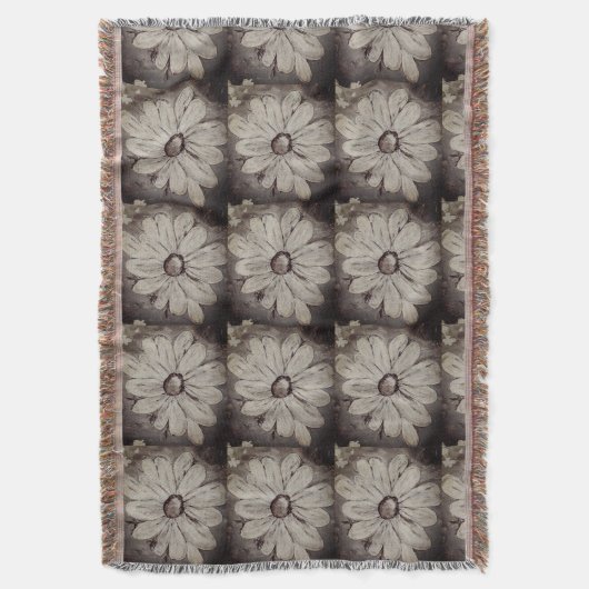 Abstracte drimand-llanket met ventilator deken (Voorkant Verticaal)