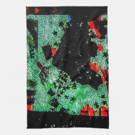 Abstracte droge bloem Keuken Handdoeken