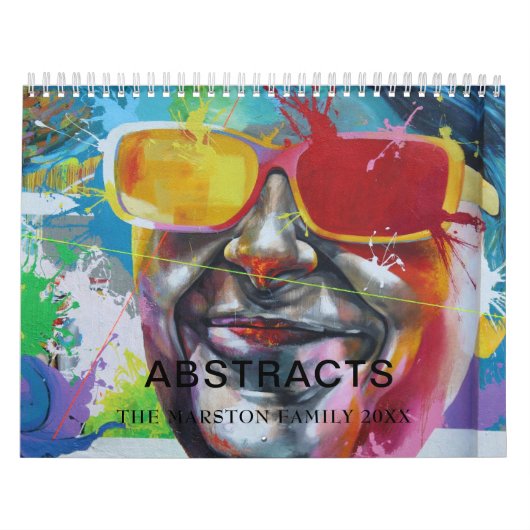 Abstracte dromen 12-maands kalender (Hoes)