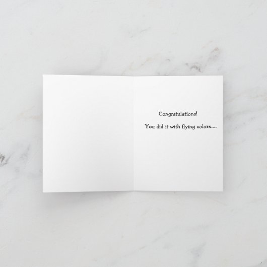 Abstracte dromen gefeliciteerd kaart (Binnen)