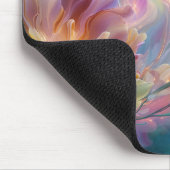 Abstracte dromerige bloementuin muismat (Hoek)