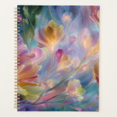 Abstracte dromerige bloementuin planner (Voorkant)