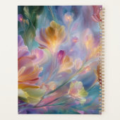 Abstracte dromerige bloementuin  planner (Achterkant)