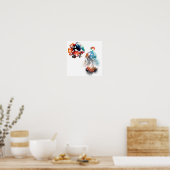 Abstracte droom poster (Keuken)