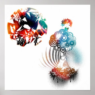 Abstracte droom poster