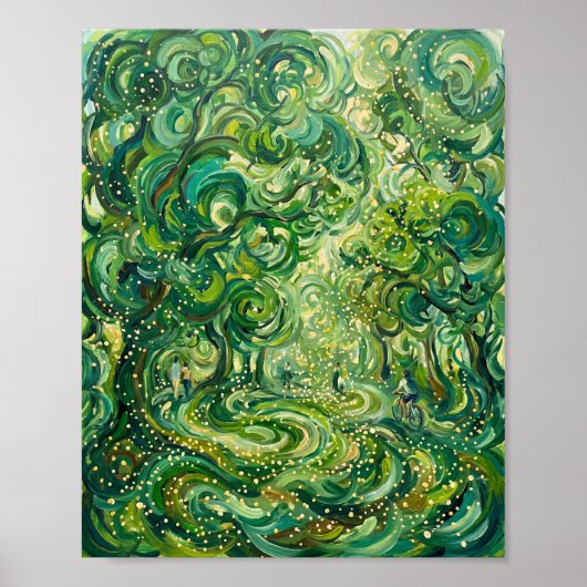 Abstracte droom poster (Voorkant)