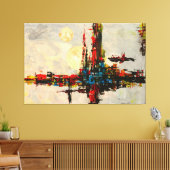 Abstracte droomkunst canvas afdruk (Insitu (Woonkamer))