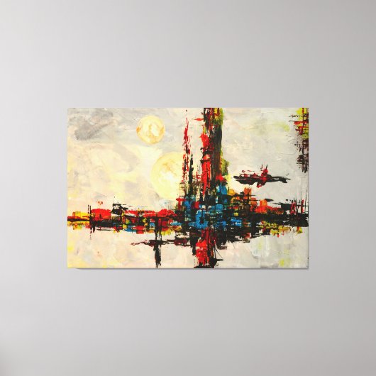 Abstracte droomkunst canvas afdruk (Voorkant)