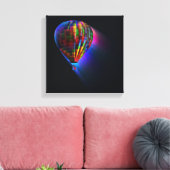 Abstracte droomkunst met magische vliegtuigen canvas afdruk (Insitu (Woonkamer))