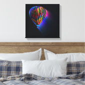 Abstracte droomkunst met magische vliegtuigen canvas afdruk (Insitu (Slaapkamer))