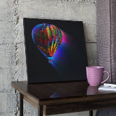 Abstracte droomkunst met magische vliegtuigen canvas afdruk