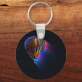 Abstracte droomkunst met magische vliegtuigen sleutelhanger (Voorkant)