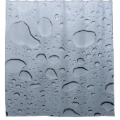 Abstracte druppels water kristalhelder patroon douchegordijn (Voorkant)