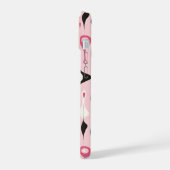 Abstracte druppelsamenstelling iPhone 15 case (Linkerkant)