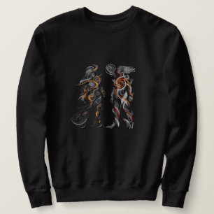 Abstracte Dualiteit Heren Sweatshirt