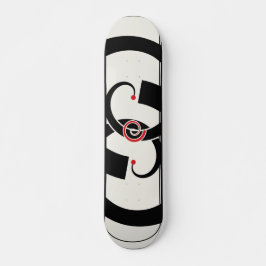Abstracte dubbele knoop persoonlijk skateboard