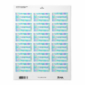 Abstracte , dubbelrode  pasta-naar-van-cadeau-labe etiket (Full Sheet)