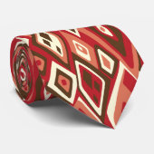 Abstracte dubbelzijdig afdrukken met een vergevord stropdas (Opgerold)