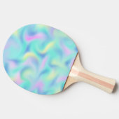 Abstracte, dubbelzijdige pasteien met 2 zijden afd tafeltennisbatje (Zijkant)