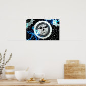 Abstracte Dubstep luidspreker Dub-stap Poster (Keuken)