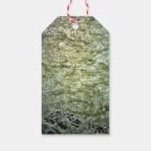 Abstracte duistere gift Label, Textured recyclen p Cadeaulabel (Achterkant)