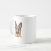 Abstracte Duitse Shepard Mok (Voorkant links)