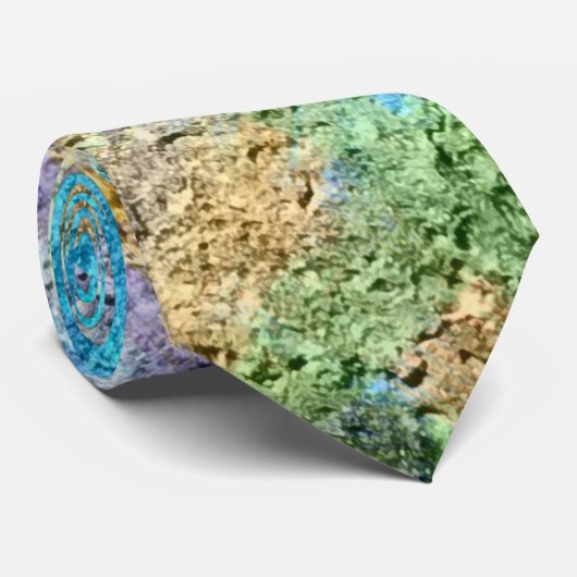 Abstracte dynamische kleuren tekenen #39 stropdas (Opgerold)