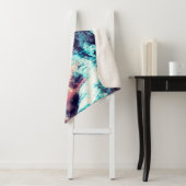 Abstracte dynamische kleurenachtergrond met verlic sherpa deken (In situ)