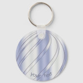 Abstracte dynamische spiraalstructuur.text. sleutelhanger (Voorkant)