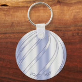 Abstracte dynamische spiraalstructuur.text. sleutelhanger (Voorkant)