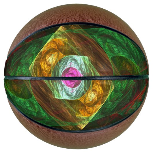 Abstracte dynamische verbindingen basketbal (Voorkant)