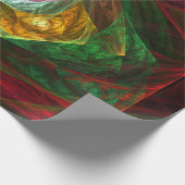 Abstracte dynamische verbindingen cadeaupapier (Hoek)