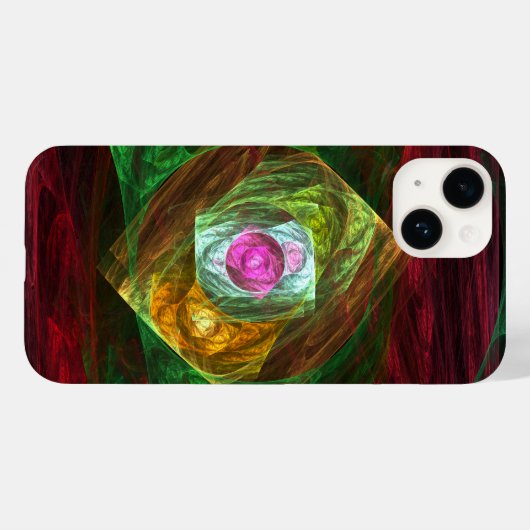 Abstracte dynamische verbindingen Case-Mate iPhone case (Achterkant (horizontaal))