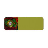 Abstracte dynamische verbindingen etiket (Voorkant)