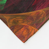 Abstracte dynamische verbindingen fleece deken (Hoek)