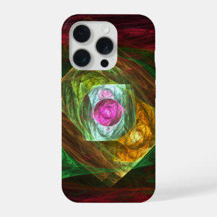 Abstracte dynamische verbindingen iPhone 15 pro case