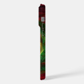 Abstracte dynamische verbindingen iPhone hoesje (Linkerkant)