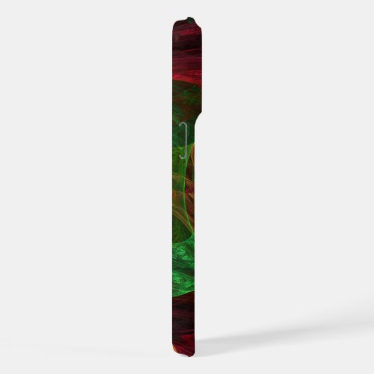 Abstracte dynamische verbindingen iPhone hoesje (Rechterkant)