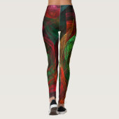 Abstracte dynamische verbindingen leggings (Achterkant)