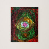 Abstracte dynamische verbindingen legpuzzel (Verticaal)