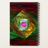 Abstracte dynamische verbindingen notitieboek (Achterkant)