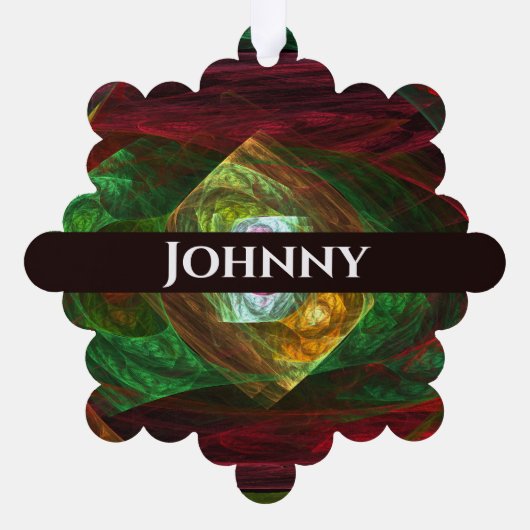 Abstracte dynamische verbindingen ornament kaart (Achterkant)