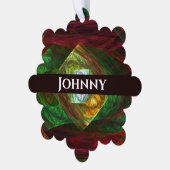 Abstracte dynamische verbindingen ornament kaart (Links)