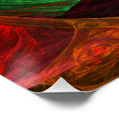 Abstracte dynamische verbindingen poster (Hoek)