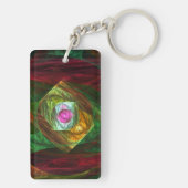 Abstracte dynamische verbindingen sleutelhanger (achterkant)