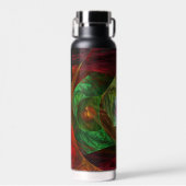 Abstracte dynamische verbindingen waterfles (Voorkant)