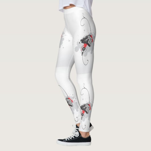 Abstracte Eagle-Leggings Leggings (Links)